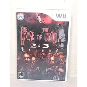 The House of the Dead 2 & 3 Return (Nintendo Wii, 2008) Complete Tested